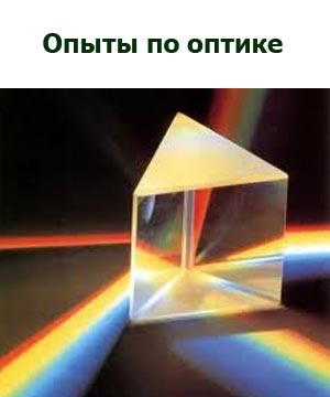 Опыты по оптике